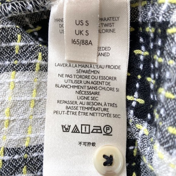 Pilcro Breezy Buttondown Checkered Blouse - Picture 11 of 13